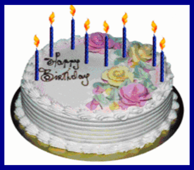 Birthday Cake  on Animated Birthday Cake Gif
